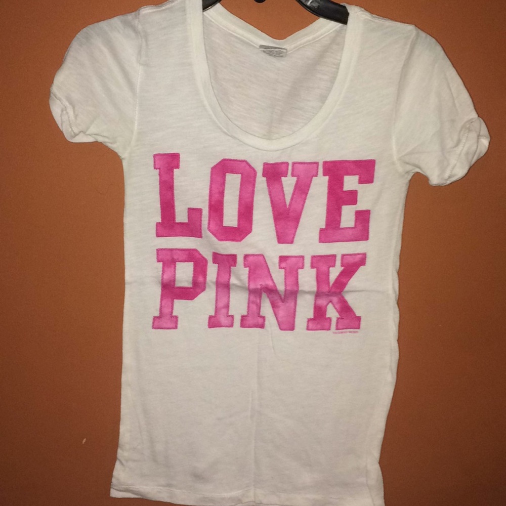 VS PINK scoop neck tee